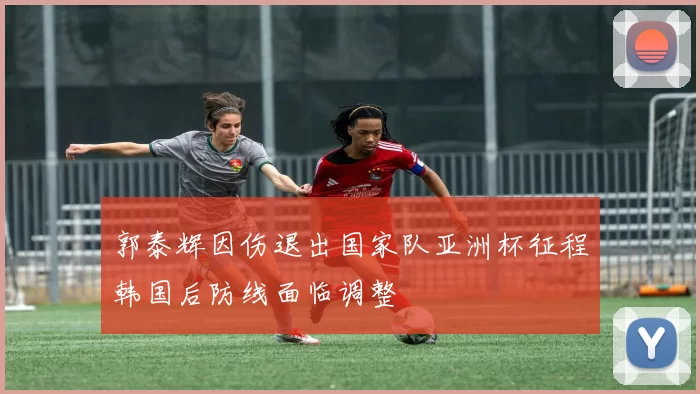 郭泰辉因伤退出国家队亚洲杯征程韩国后防线面临调整